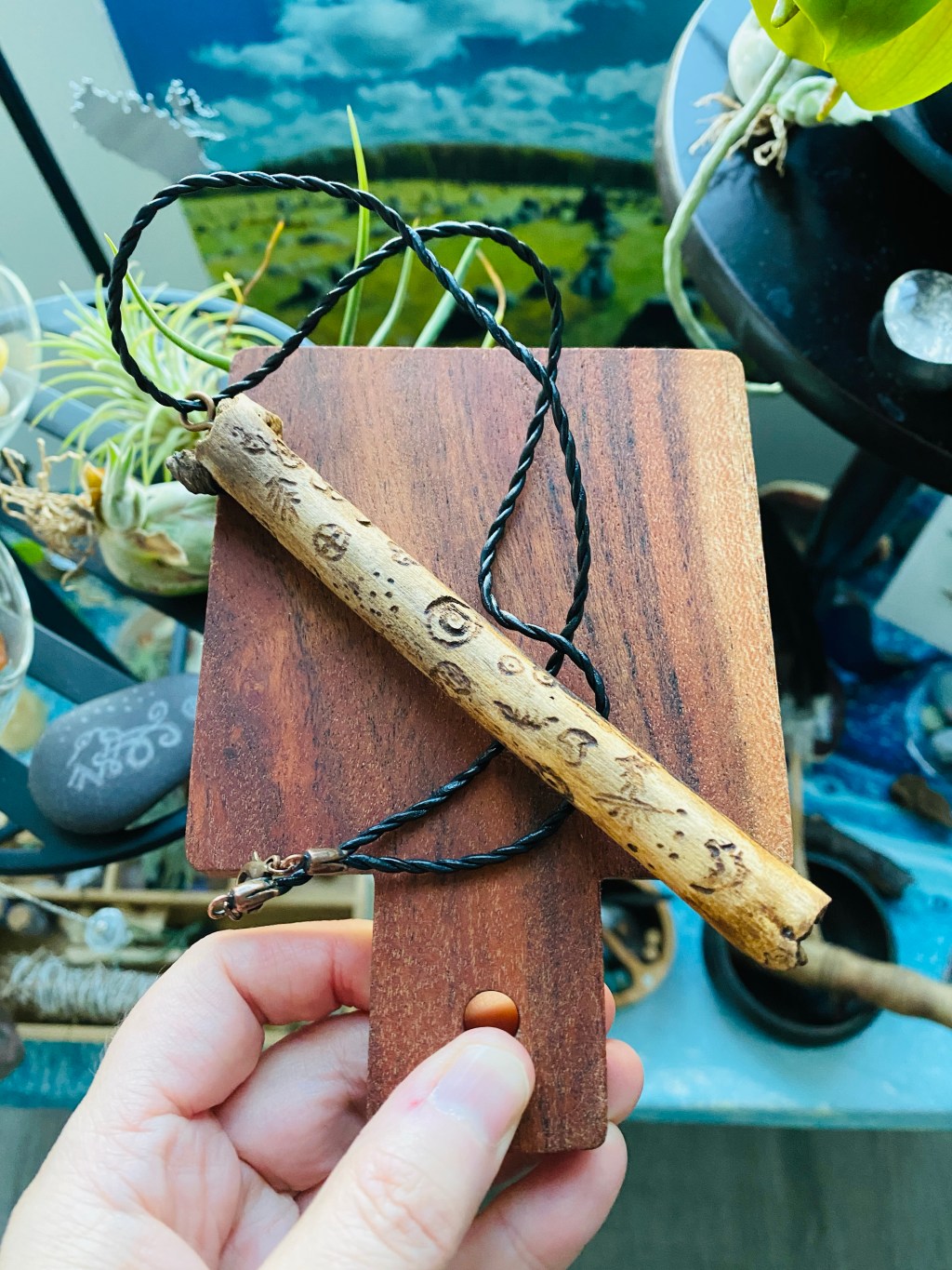 Engraved Stick (lil staff)&nbsp;Pendant